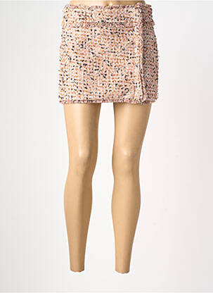 Mini-jupe doublure rose LUMINA femme