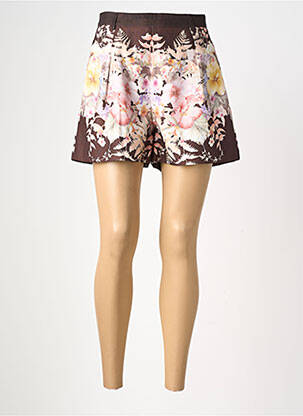 Short taille normale taille normale marron CHANCE OFF femme