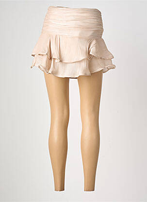 Jupe short stretch beige LUMINA femme