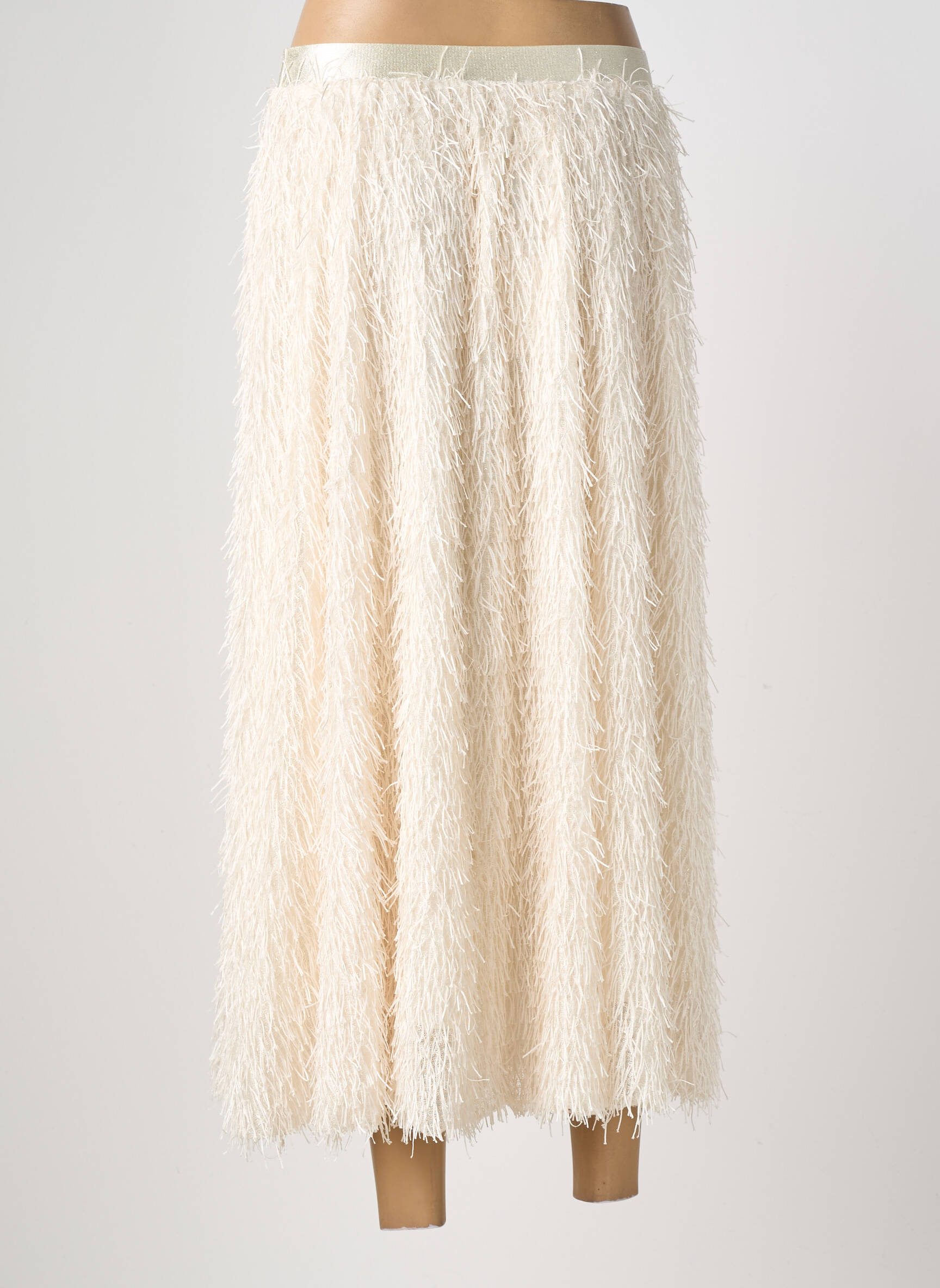 Jupe longue coupe droite blanc CIVICO 1 femme