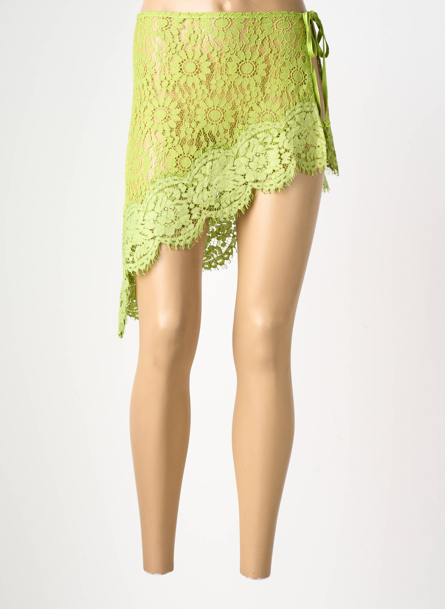 Paréo légère et transparente vert LUMINA femme