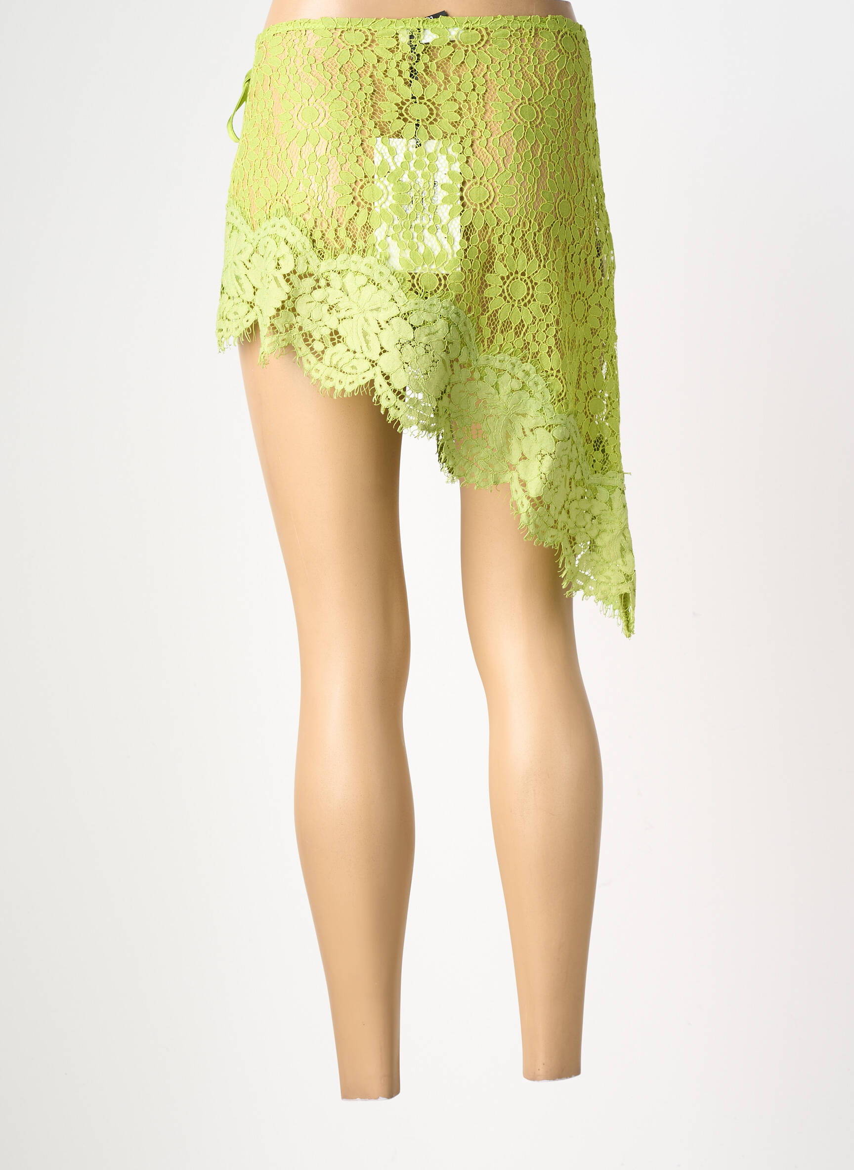 Paréo légère et transparente vert LUMINA femme
