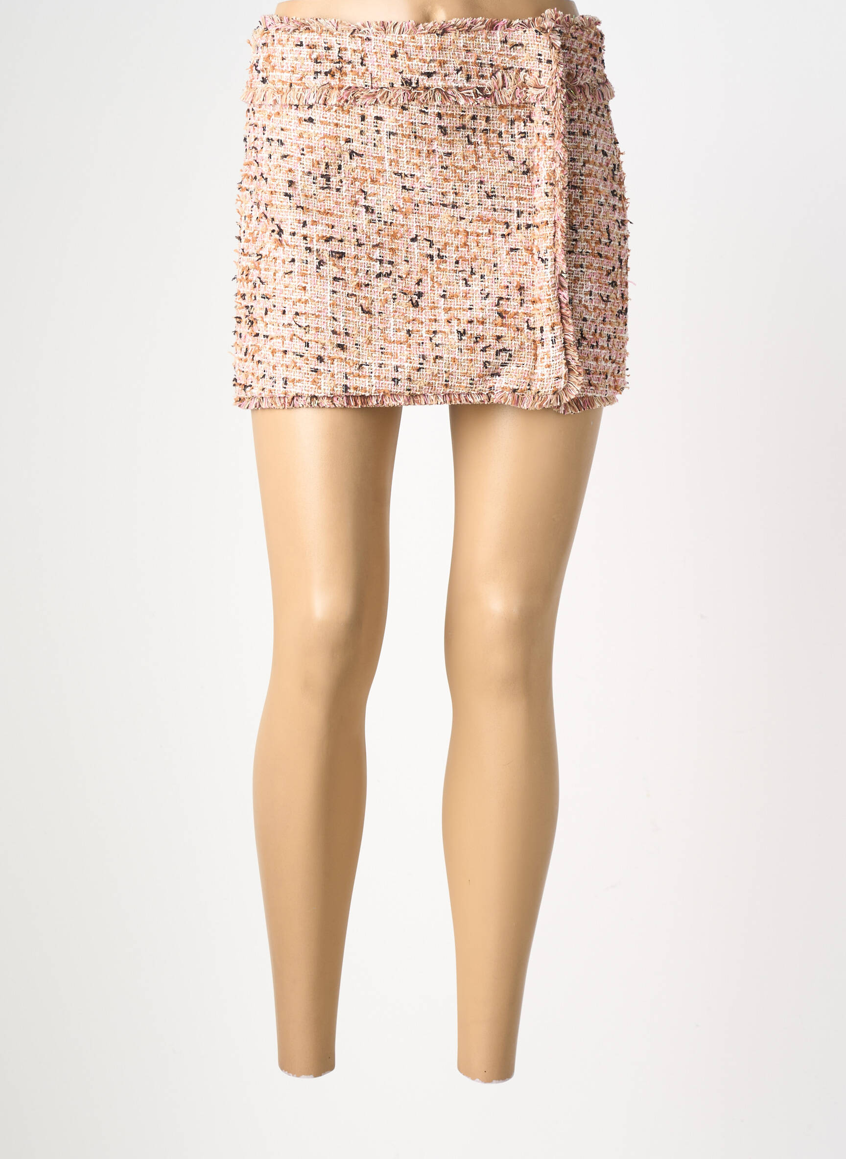 Mini-jupe doublure rose LUMINA femme