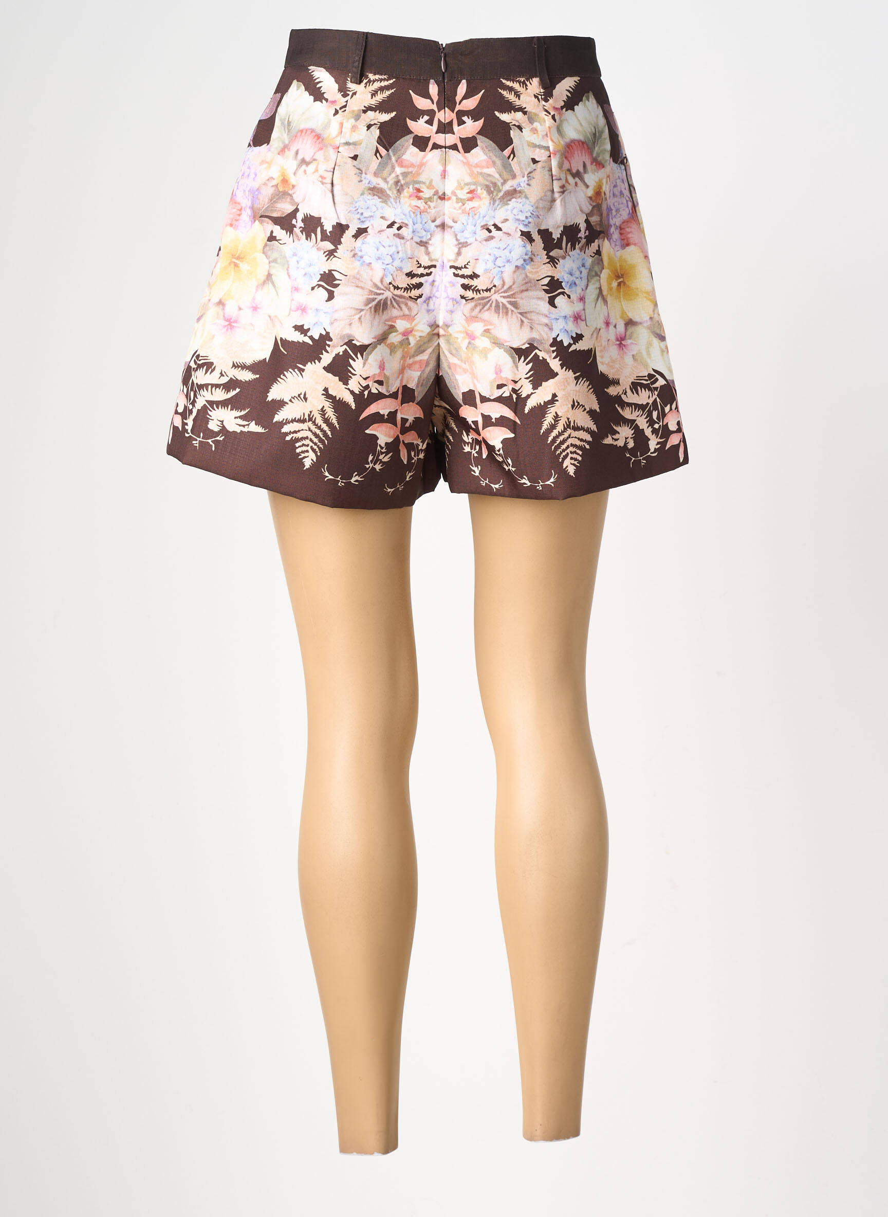 Short taille normale taille normale marron CHANCE OFF femme