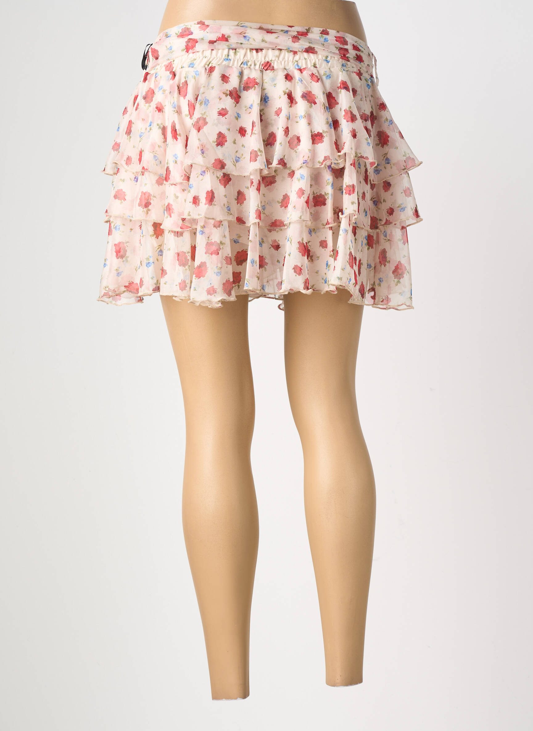 Jupe short stretch rouge LUMINA femme