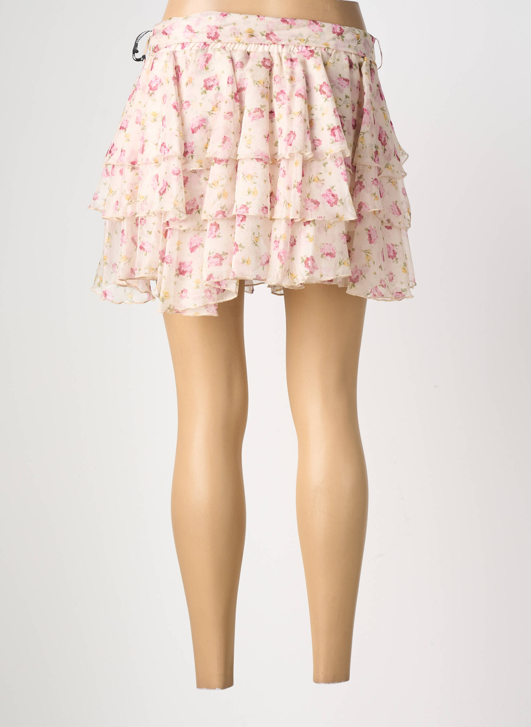 Jupe short stretch rose LUMINA femme