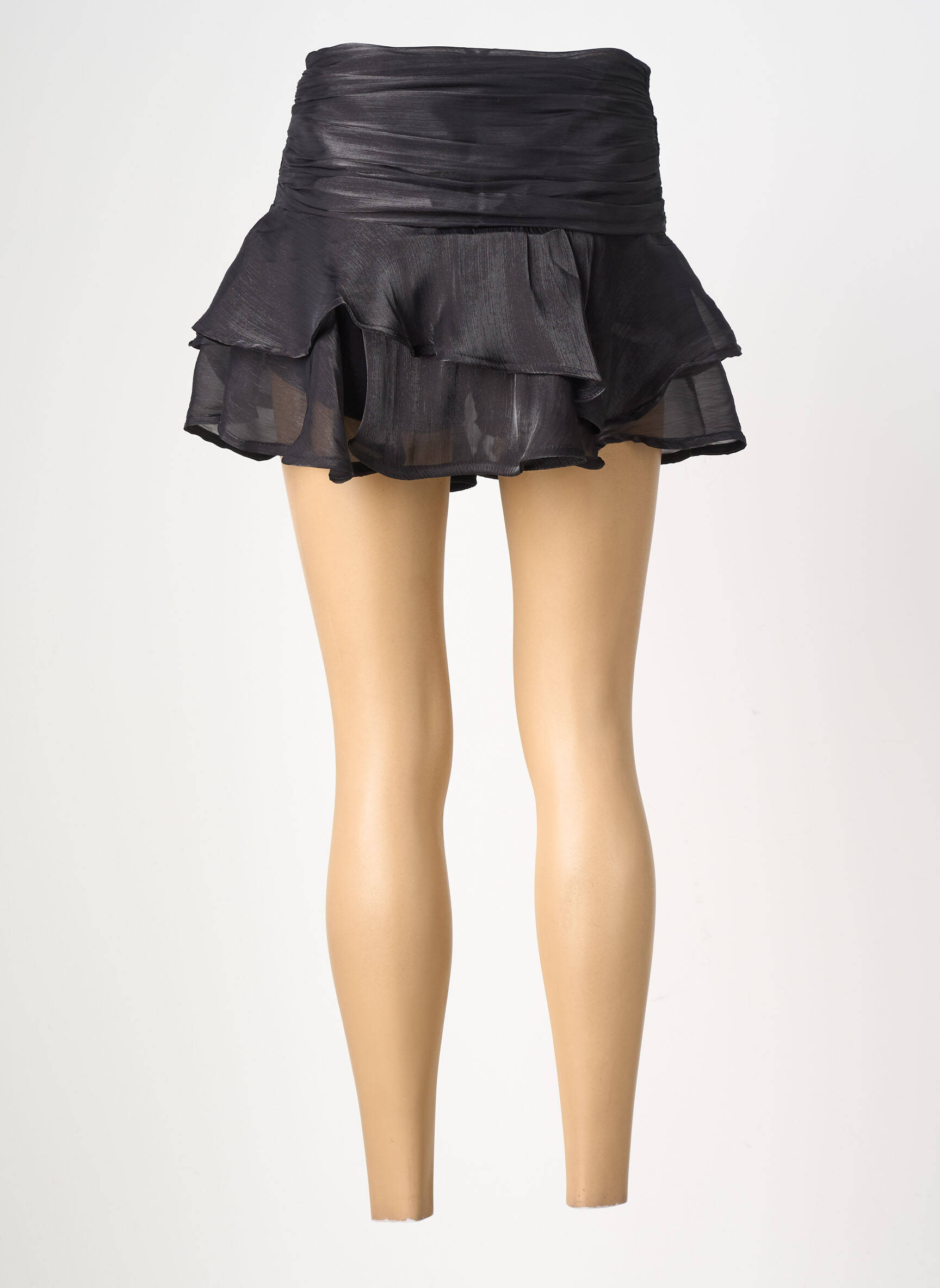 Jupe short stretch noir LUMINA femme