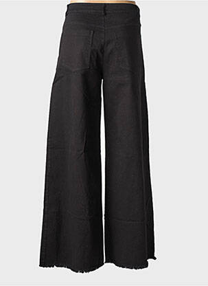 Jeans coupe large tissage brut taille normale noir CIVICO 1 femme