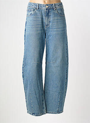 Jeans coupe large tissage brut taille normale bleu DIANA GALLESI femme
