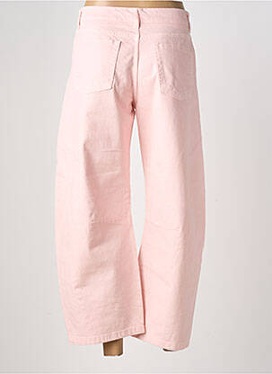 Jeans coupe large tissage brut taille normale rose ALTAMIRA femme