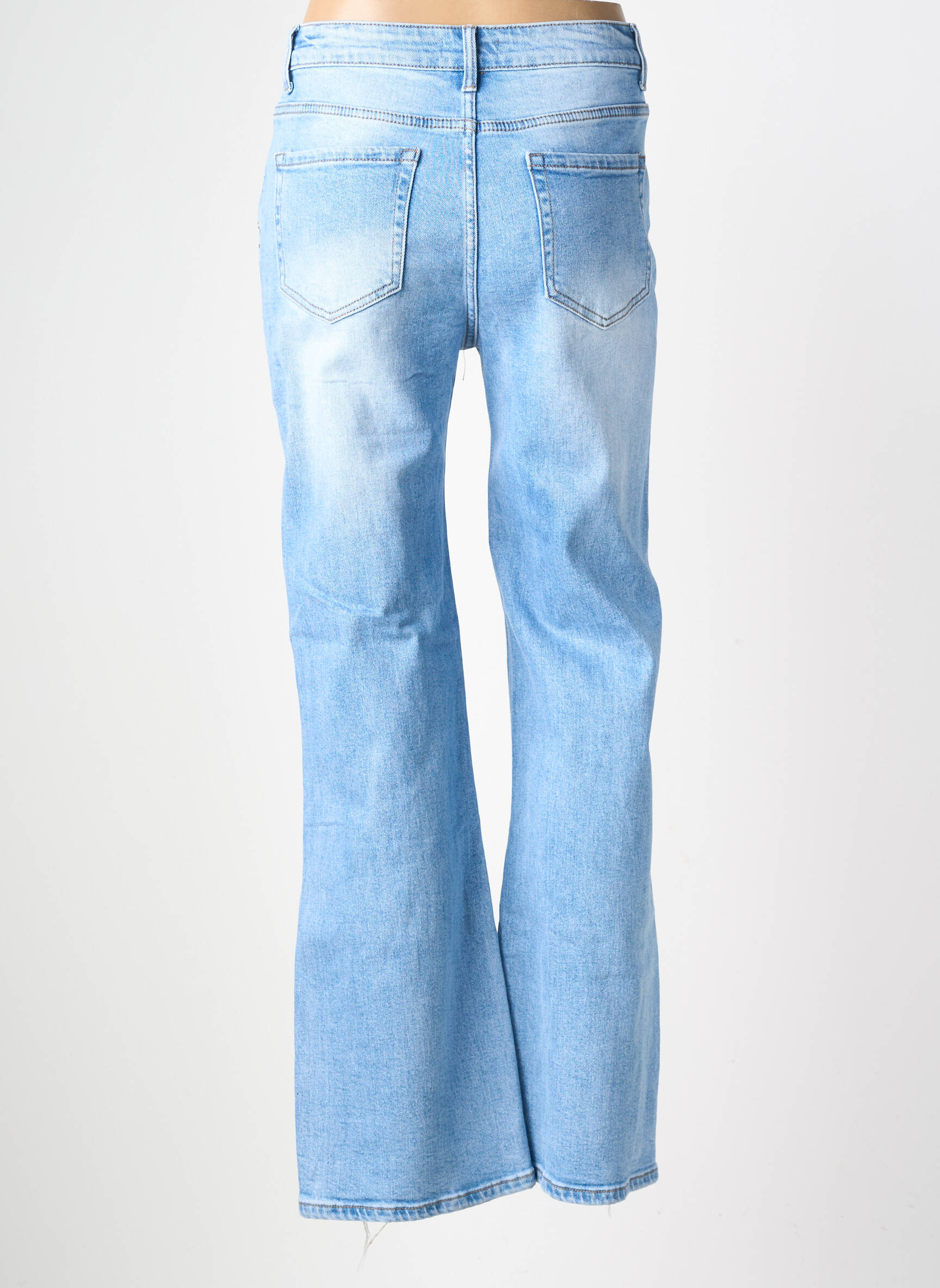 Jean coupe flare taille normale taille normale bleu CIVICO 1 femme