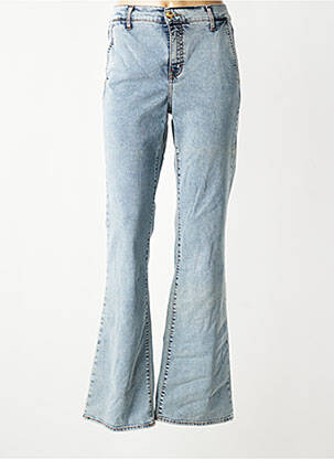 Jean coupe flare stretch taille normale bleu HAPPY femme