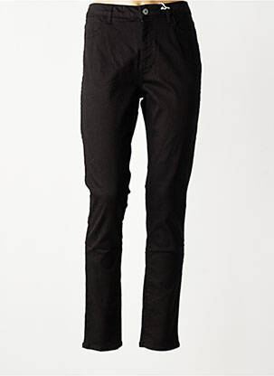 Jeans coupe slim stretch taille normale noir KANOPE femme