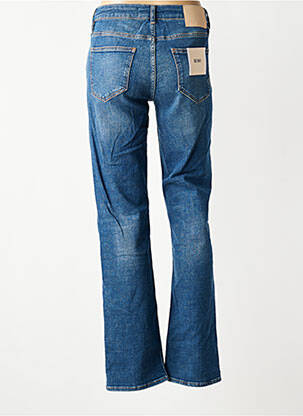 Jeans coupe droite stretch taille normale bleu REIKO femme