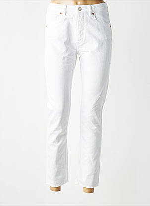 Jeans coupe slim taille normale taille normale blanc REIKO femme