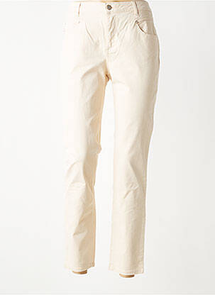 Jeans coupe slim taille normale taille normale beige LOLA ESPELETA femme