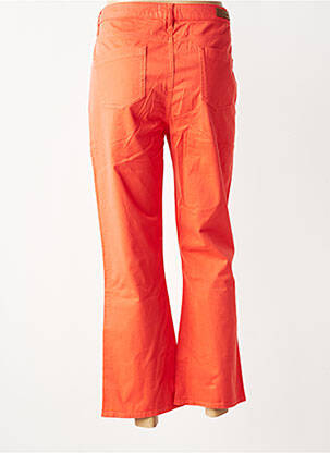 Jeans bootcut taille normale taille normale orange HAPPY femme