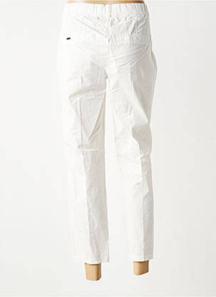 Pantalon chino tissage popeline taille normale blanc STREET ONE femme