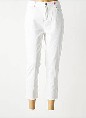 Jeans coupe slim stretch taille normale blanc STREET ONE femme