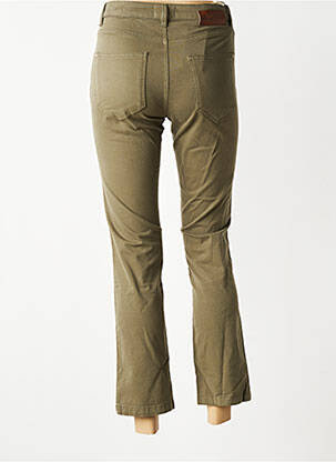 Pantalon slim taille haute taille haute vert LOLA ESPELETA femme