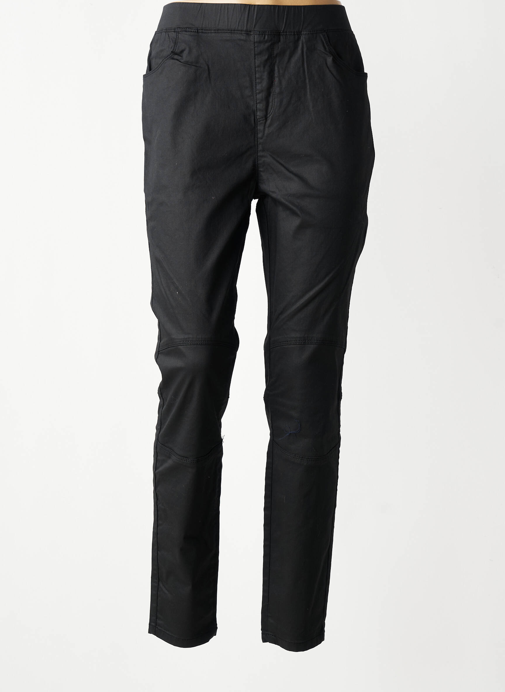 Pantalon slim taille élastique taille normale noir STREET ONE femme