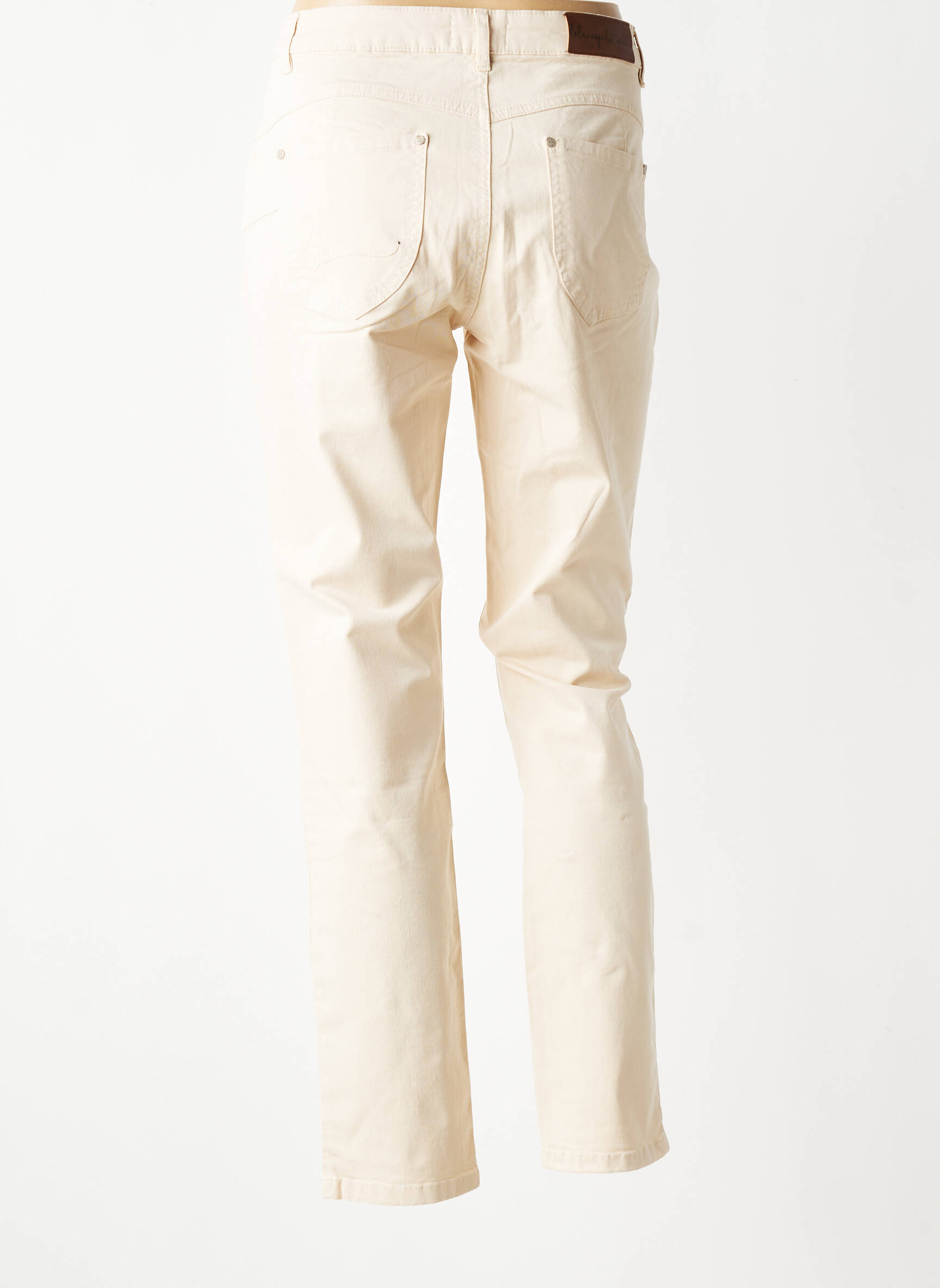 Jeans coupe slim taille normale taille normale beige LOLA ESPELETA femme