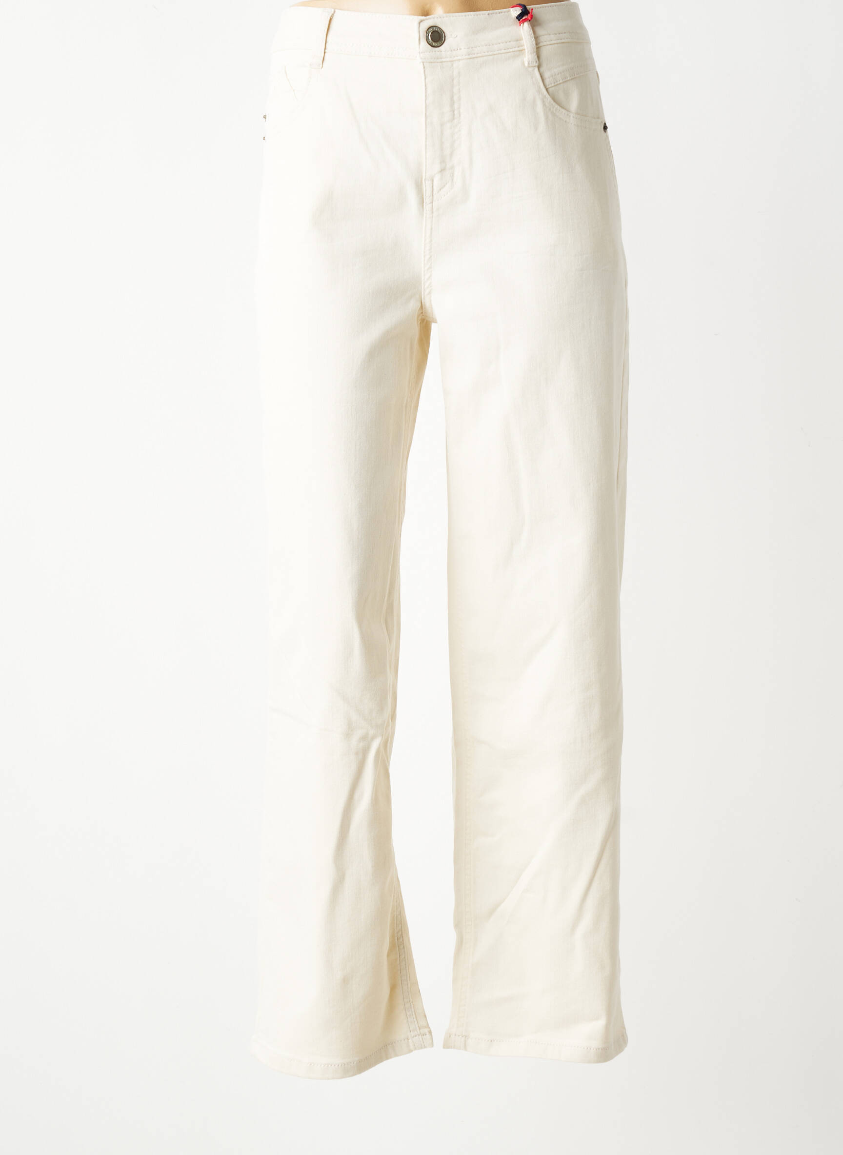 Jeans coupe large taille normale taille normale beige STREET ONE femme