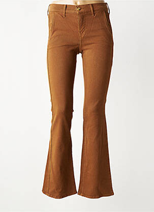 Jeans bootcut taille normale taille normale marron HAPPY femme