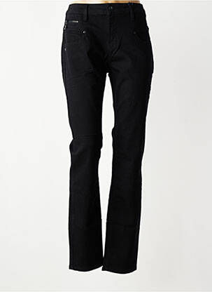Jeans coupe slim taille haute taille haute noir FREEMAN T.PORTER femme