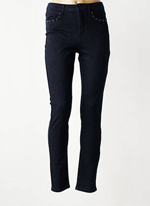 Jeans coupe slim stretch taille normale bleu KANOPE femme