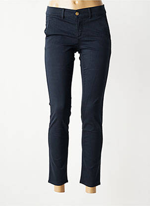 Pantalon chino stretch taille normale bleu HAPPY femme
