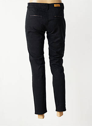 Pantalon chino stretch taille normale noir HAPPY femme
