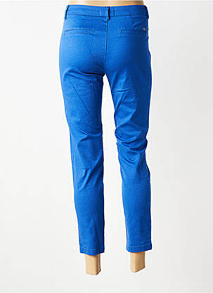 Pantalon chino stretch taille normale bleu FREEMAN T.PORTER femme