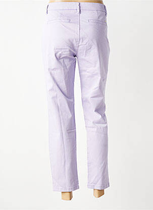 Pantalon chino stretch taille normale violet FREEMAN T.PORTER femme