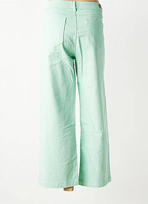 Pantalon 7/8 stretch taille normale vert HAPPY femme
