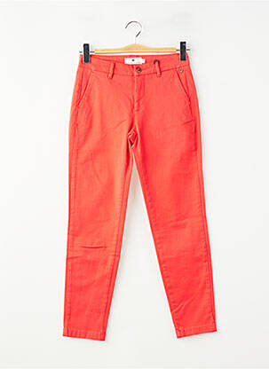 Pantalon chino stretch taille normale rouge FREEMAN T.PORTER femme