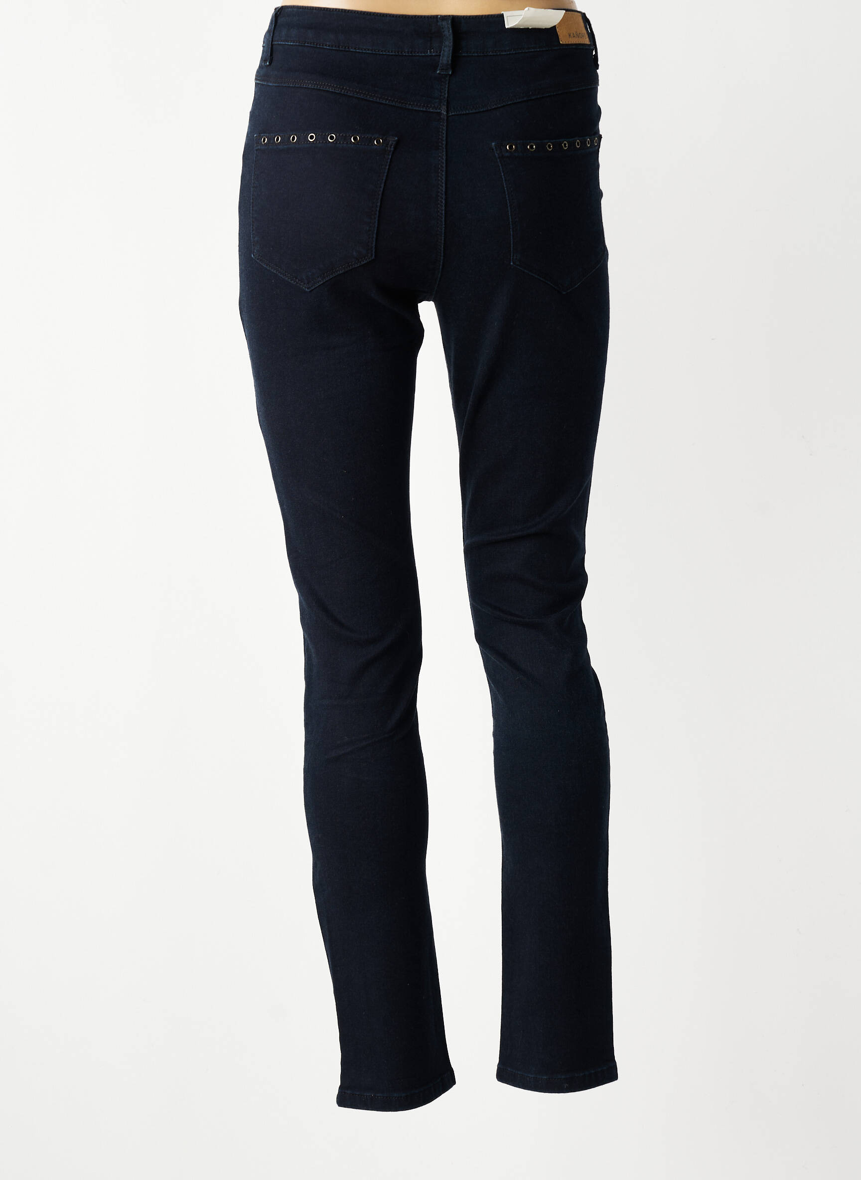 Jeans coupe slim stretch taille normale bleu KANOPE femme