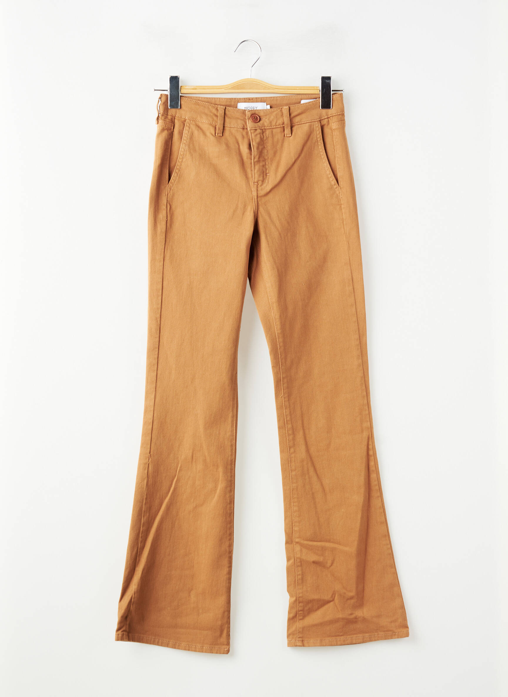 Jeans bootcut taille normale taille normale marron HAPPY femme