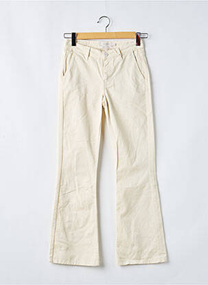 Jean coupe flare taille normale taille normale beige HAPPY femme