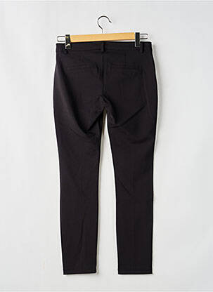 Pantalon 7/8 taille à pinces taille normale noir STREET ONE femme