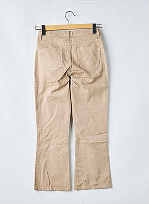 Pantalon flare taille normale taille normale blanc HAPPY femme