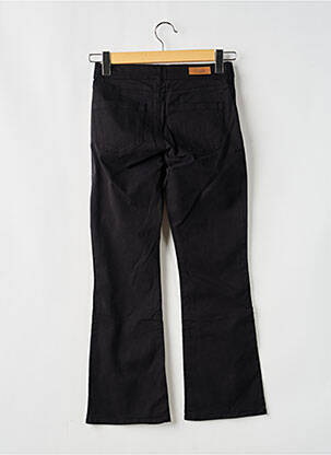 Pantalon flare taille normale taille normale noir HAPPY femme