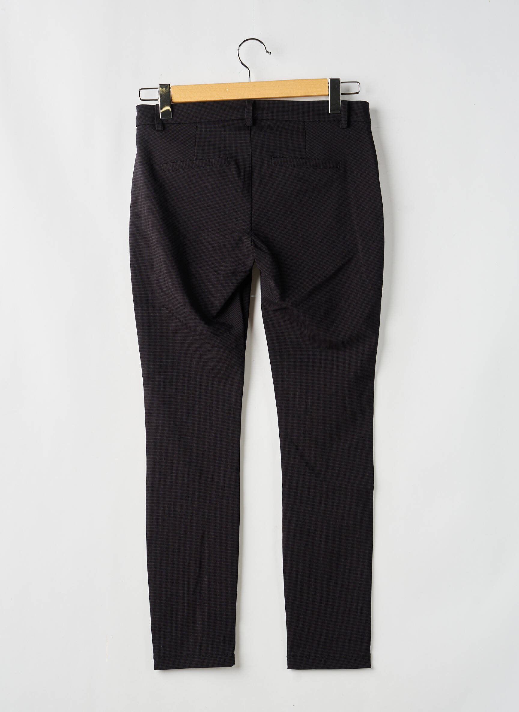 Pantalon 7/8 taille à pinces taille normale noir STREET ONE femme