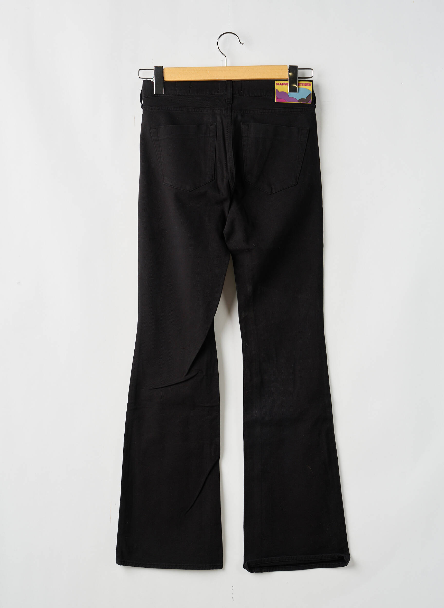 Jean coupe flare taille normale taille normale noir HAPPY femme