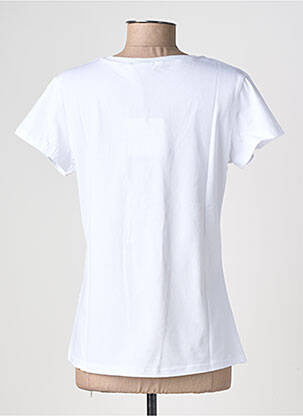 T-shirt stretch manches courtes blanc CIVICO 1 femme