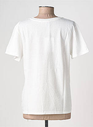 T-shirt stretch manches courtes blanc ALTAMIRA femme