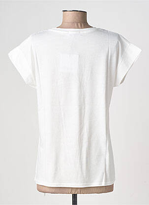 T-shirt imprimé fantaisie manches courtes blanc CIVICO 1 femme