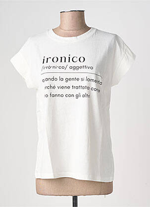 T-shirt imprimé fantaisie manches courtes noir CIVICO 1 femme
