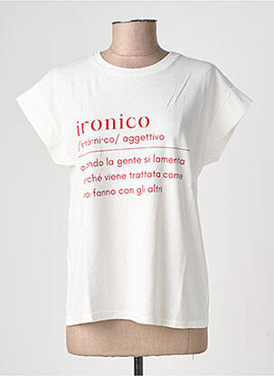 T-shirt imprimé fantaisie manches courtes rouge CIVICO 1 femme