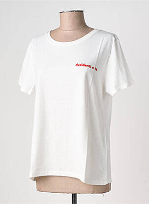 T-shirt coupe droite manches courtes blanc ALTAMIRA femme